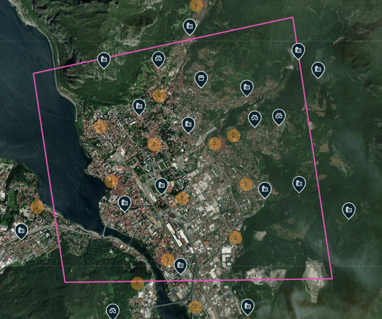 Cultural and artistic heritage POIs