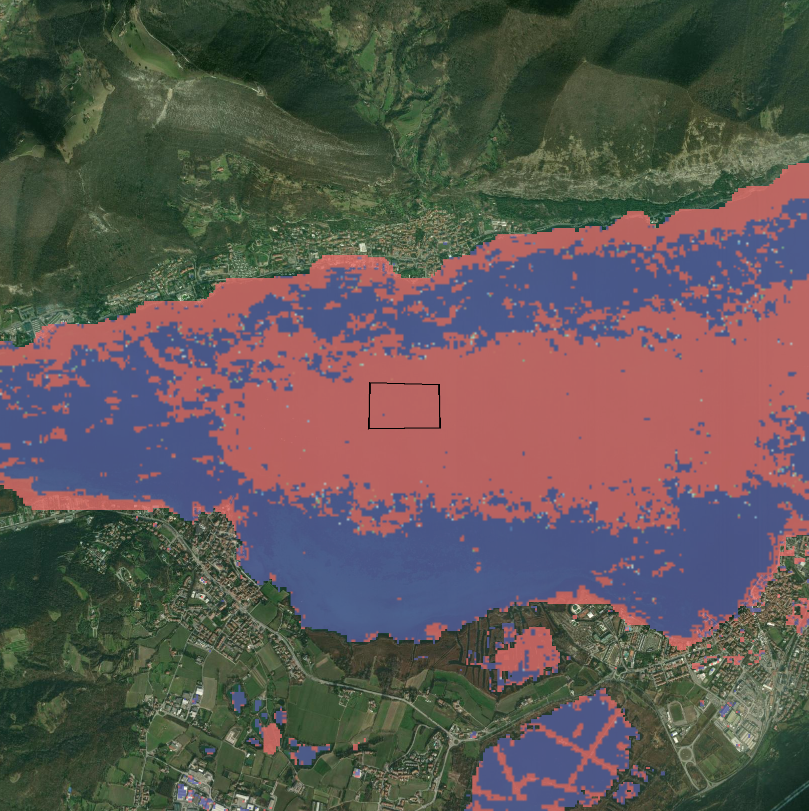 Algas flotantes (FAI) rango anual