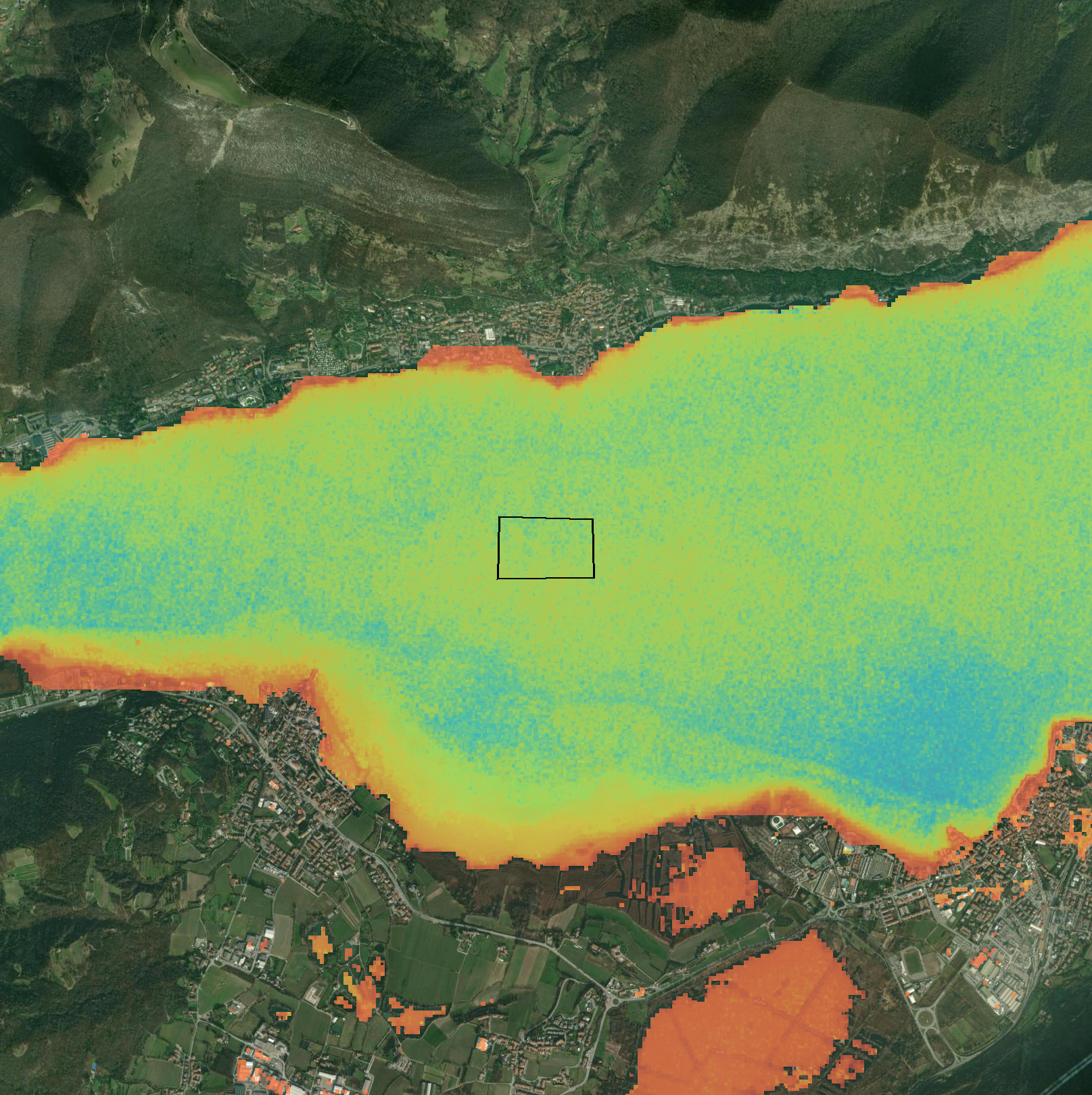 Profundidad de Secchi rango anual