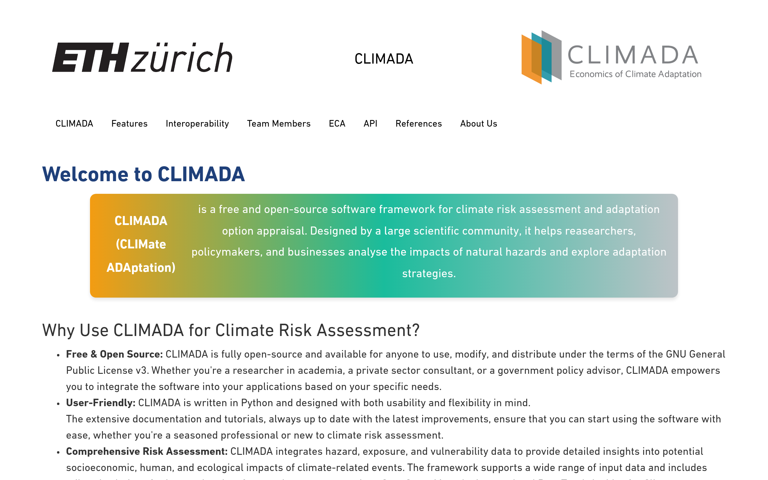 CLIMADA