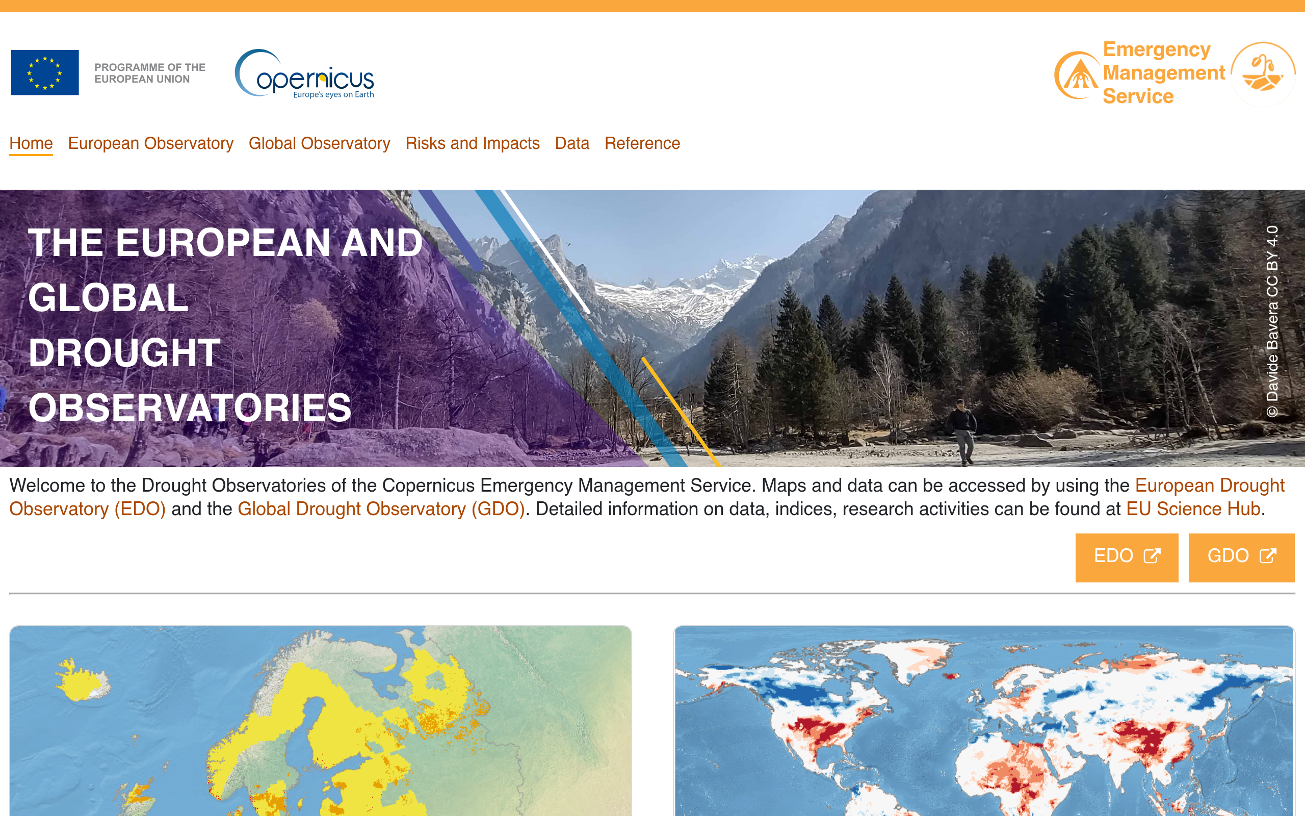 Observatorio Europeo de Sequia (EDO)