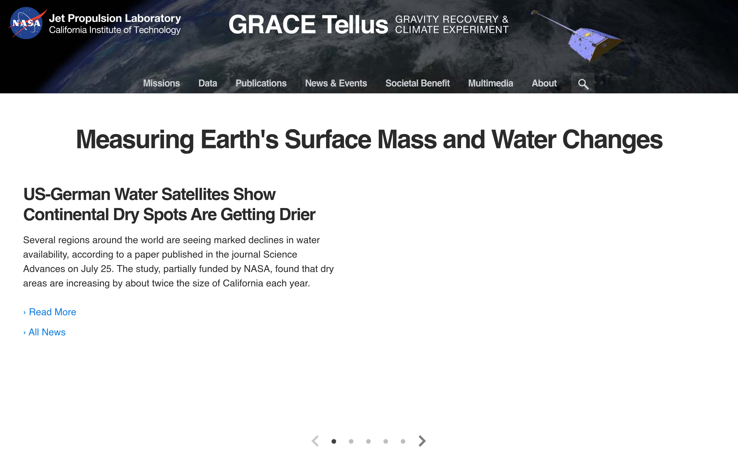GRACE Herramienta de Aguas Subterraneas
