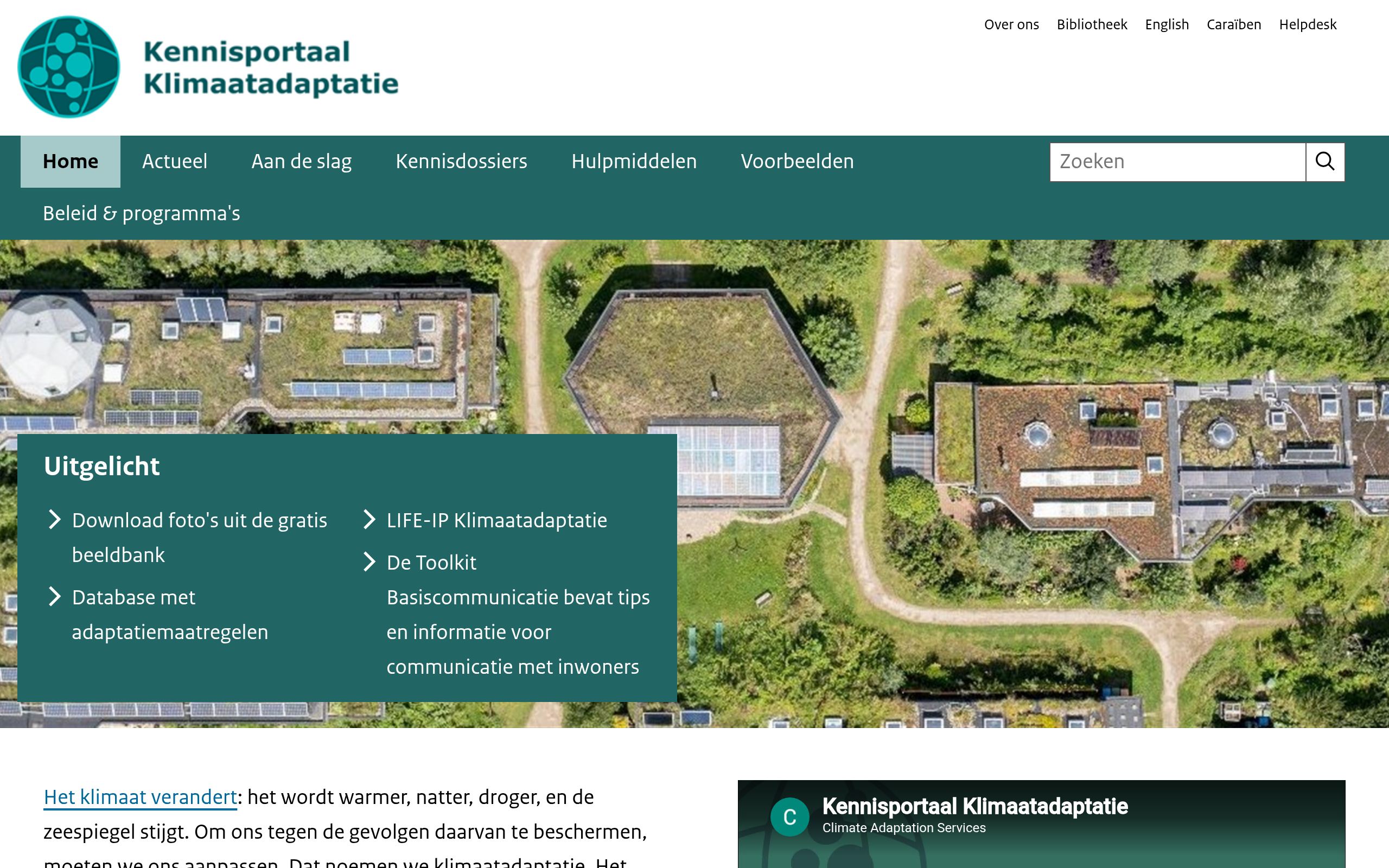 Kennisportaal Klimaatadaptatie: Nacional