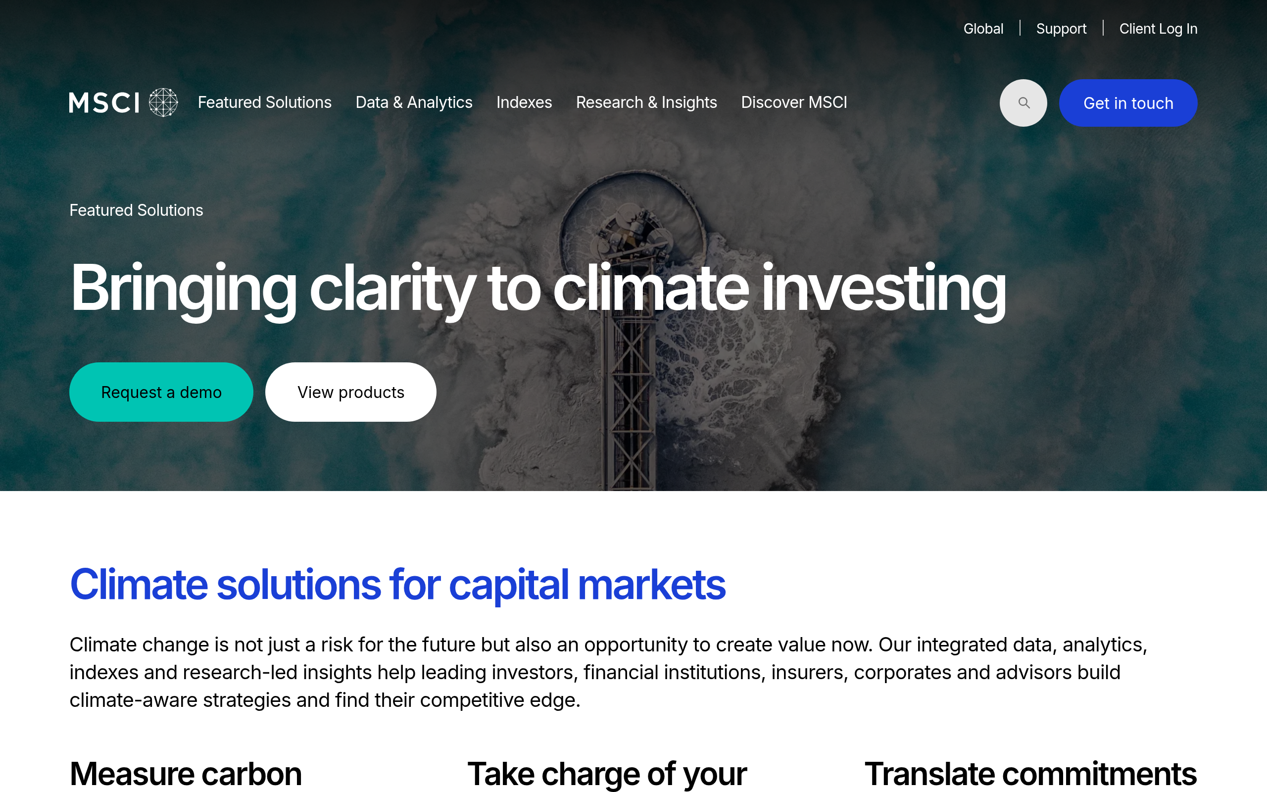 MSCI Climate Lab