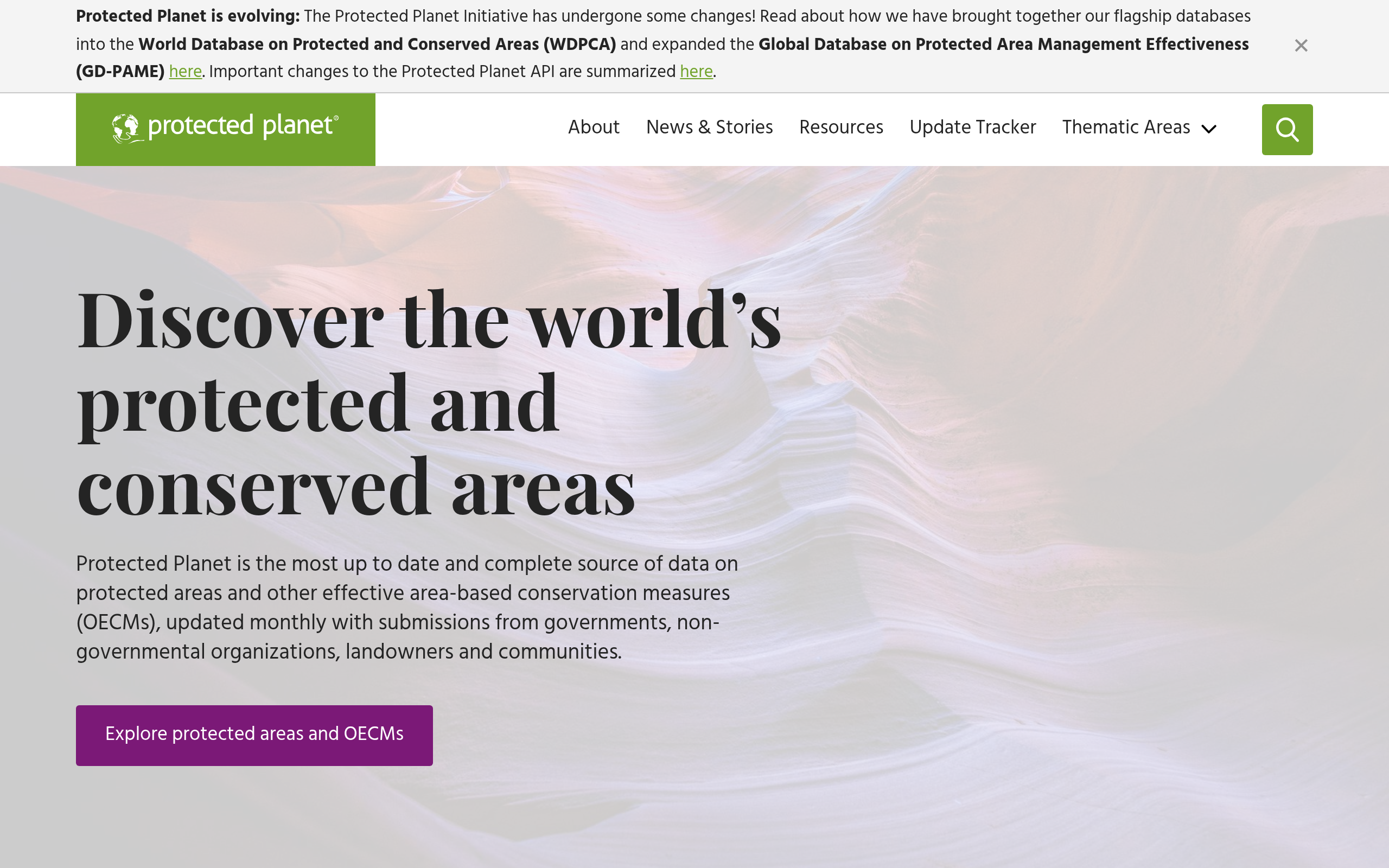 Protected Planet / WDPA
